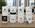 Custom Logo Coffee Mug | Personalized Business Branded Cup