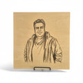 Custom laser engraved photo on wood – personalized wood photo print, handmade in NJ | MSC Wood & Craft Designs
