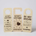 Personalized Wooden Do Not Disturb Door Hanger