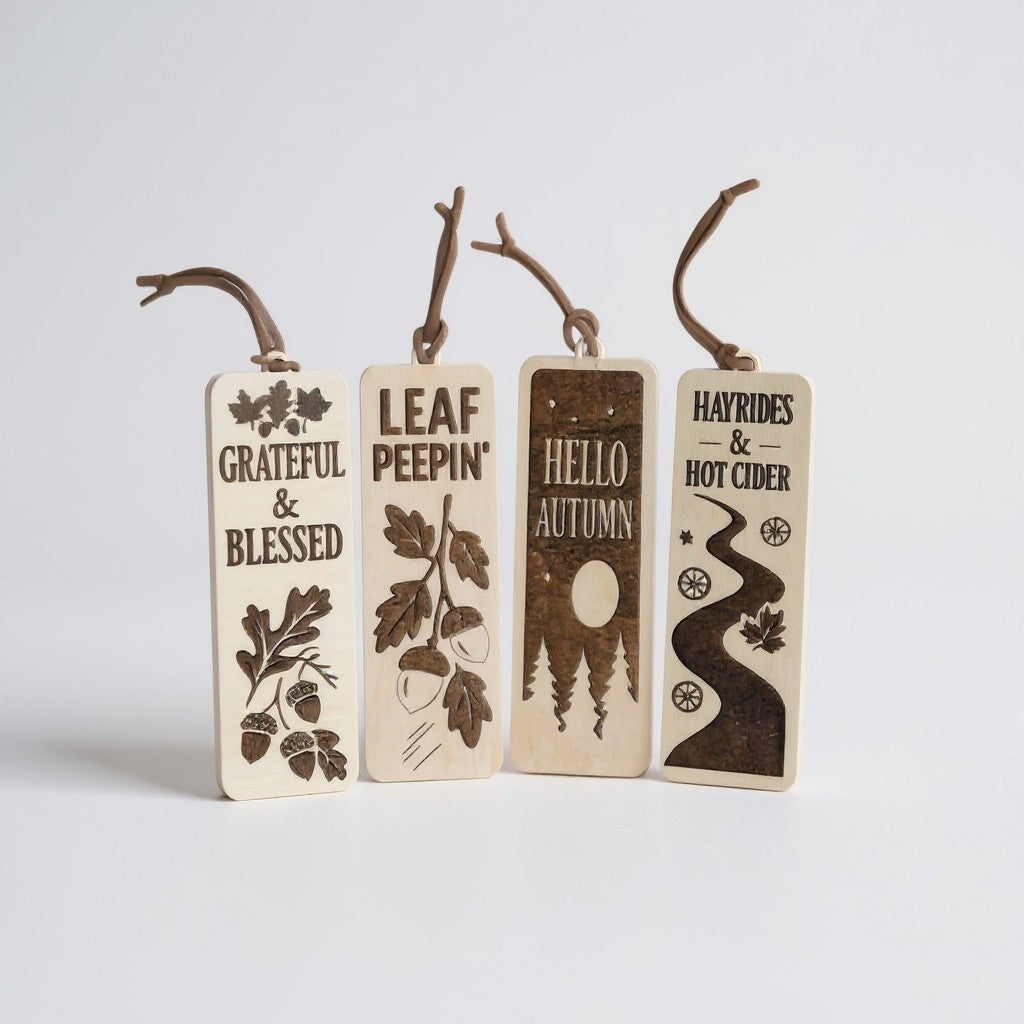 Personalized Wooden Bookmark | Custom Laser Engraved Gift