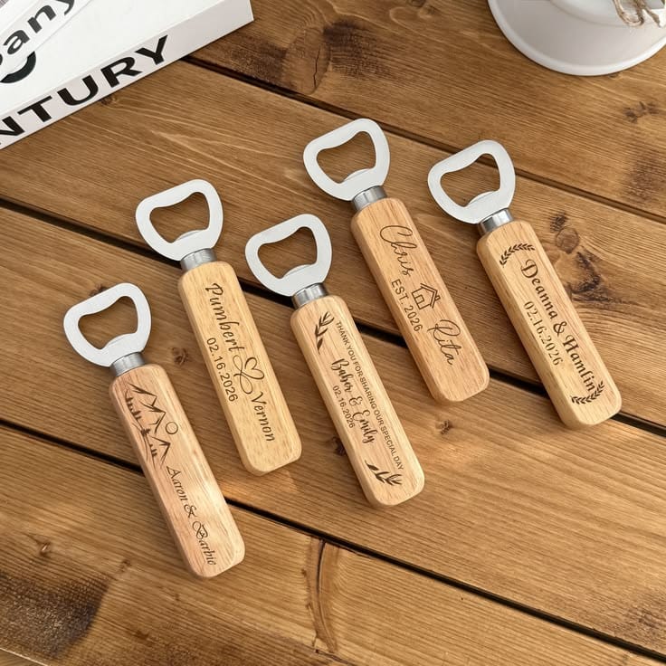 Personalized Wooden Bottle Opener