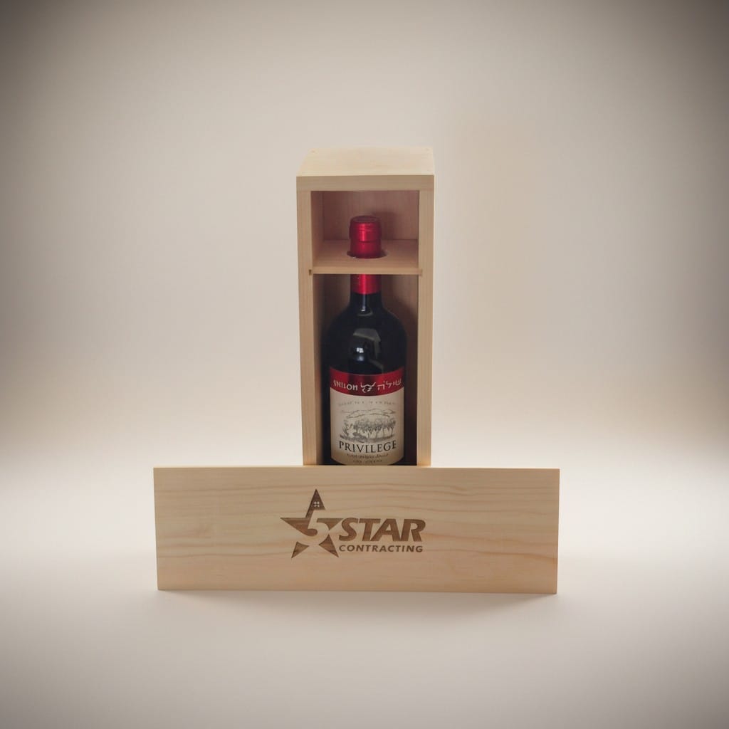 Personalized Engraved Wooden Wine gift Box