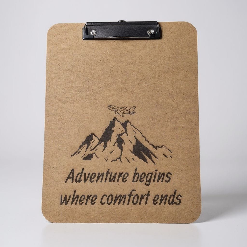 Personalized Engraved Cork Clipboard