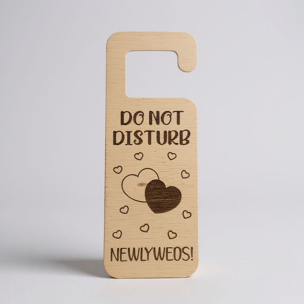 Personalized Wooden Do Not Disturb Door Hanger