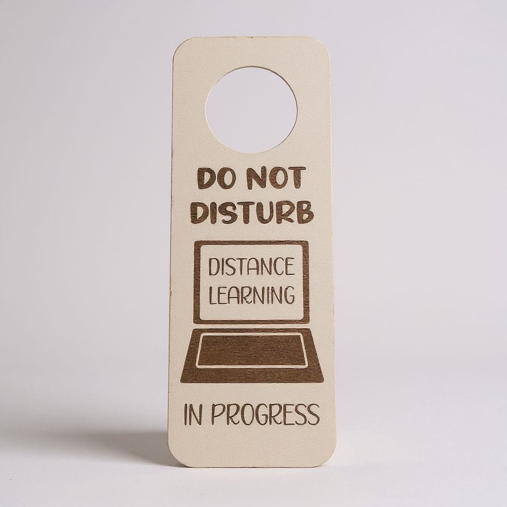 Personalized Wooden Do Not Disturb Door Hanger