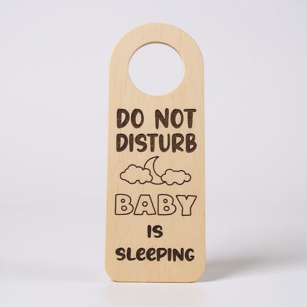 Personalized Wooden Do Not Disturb Door Hanger