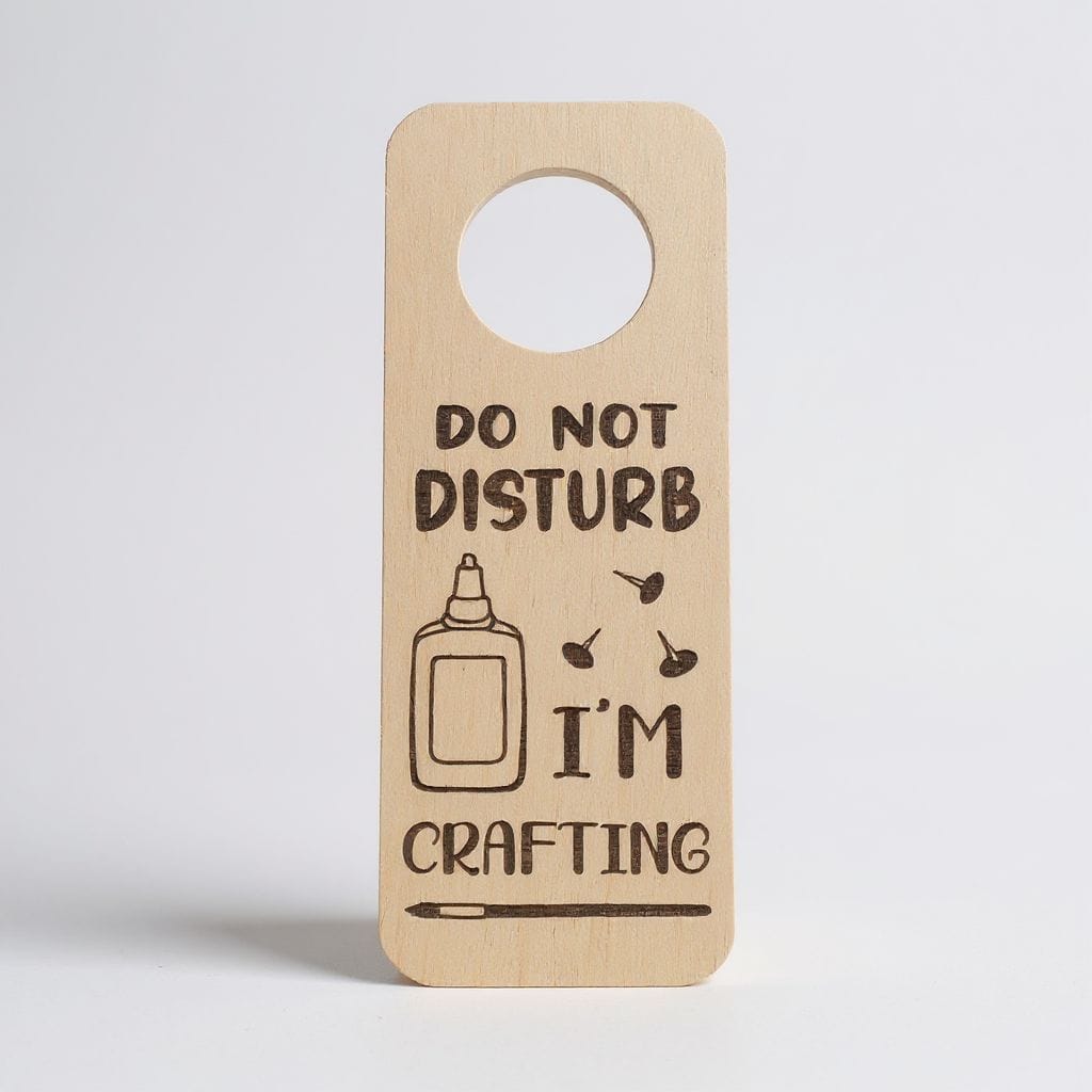 Personalized Wooden Do Not Disturb Door Hanger