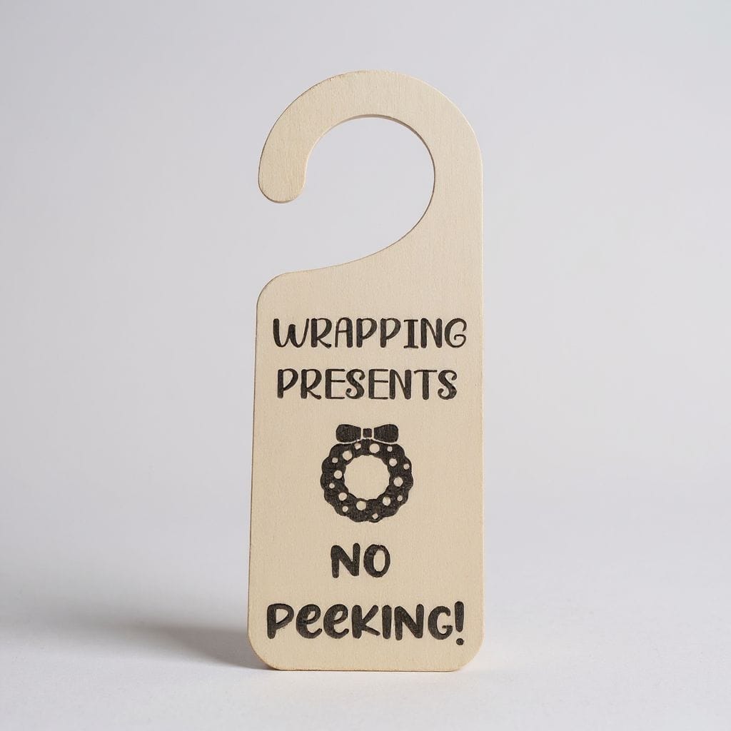 Personalized Wooden Do Not Disturb Door Hanger