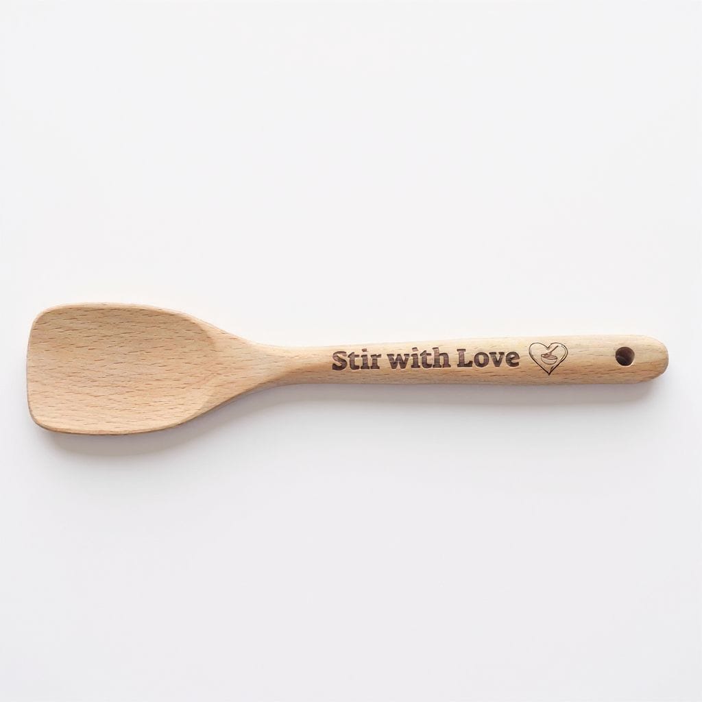Personalized Wooden Serving Spoons Set Of 3