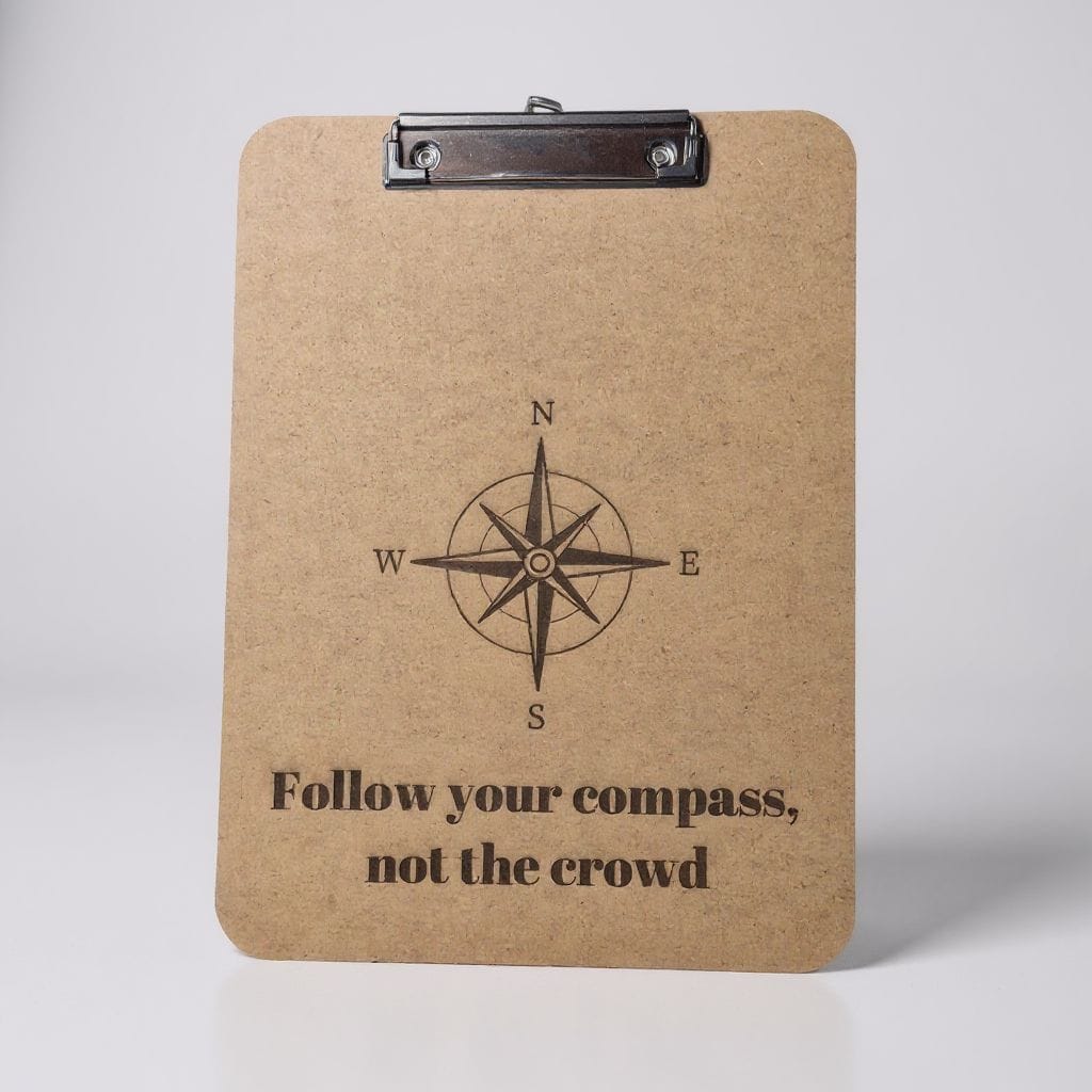 Personalized Engraved Cork Clipboard
