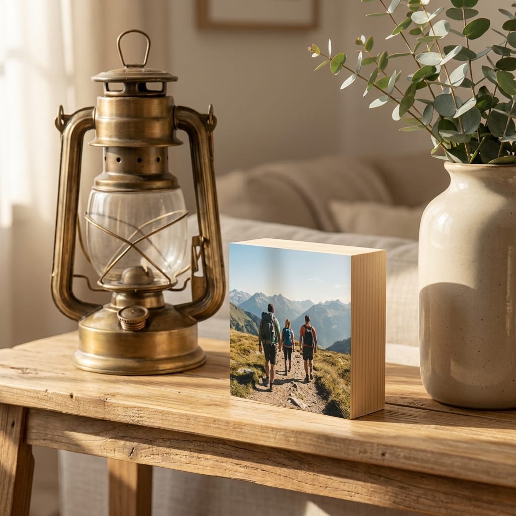 Personalized Photo on Wood Block