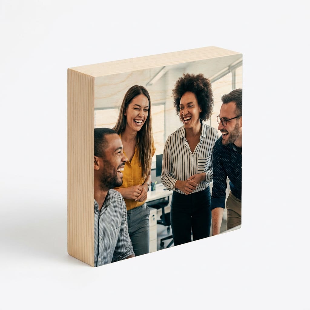 Personalized Photo on Wood Block