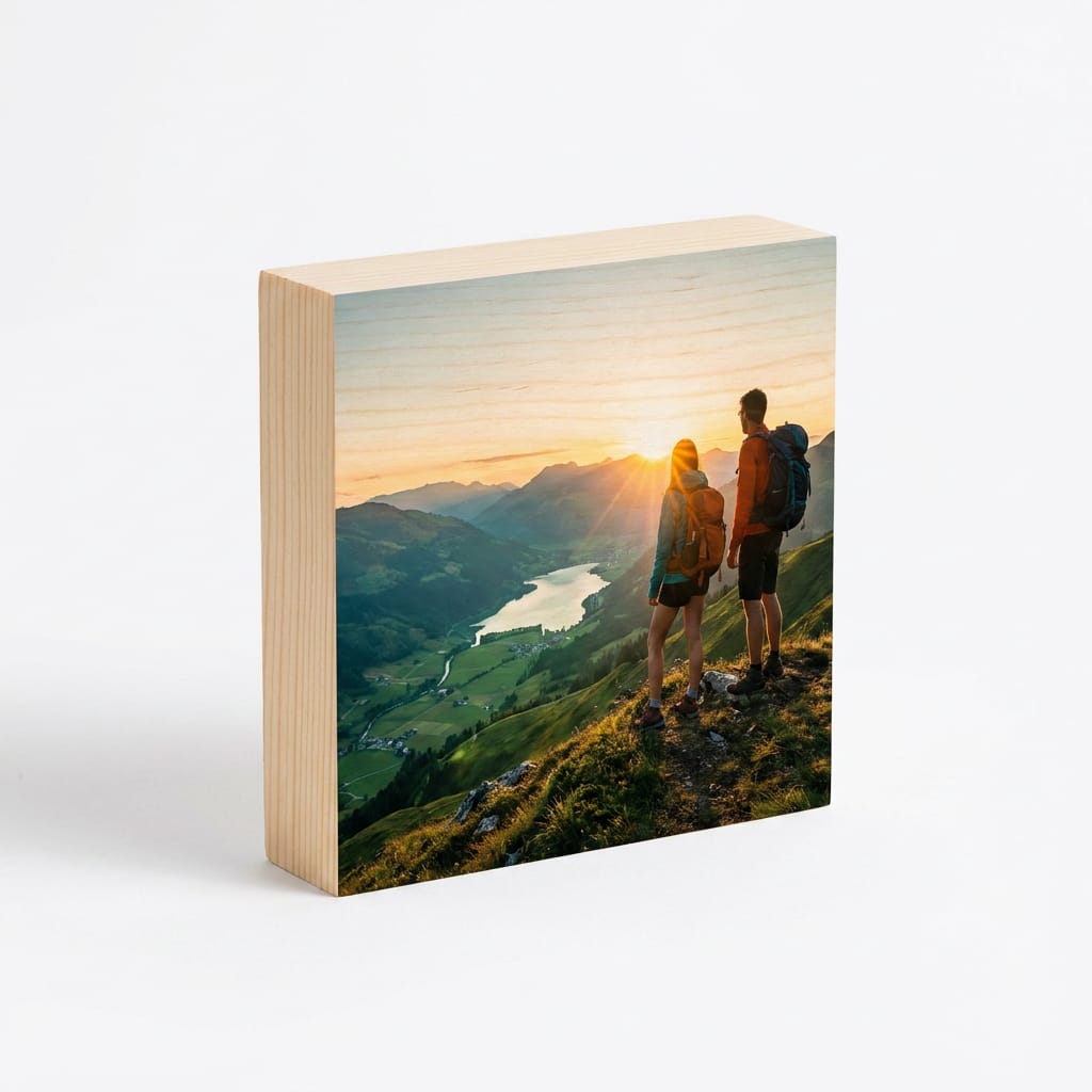 Personalized Photo on Wood Block