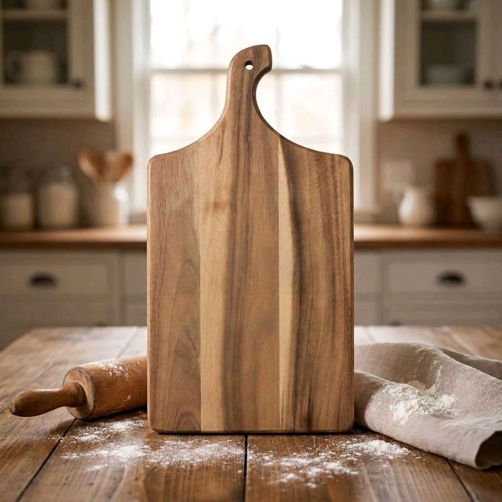 Personalized Engraved Acacia Wood Cutting Board | Custom Design Gift