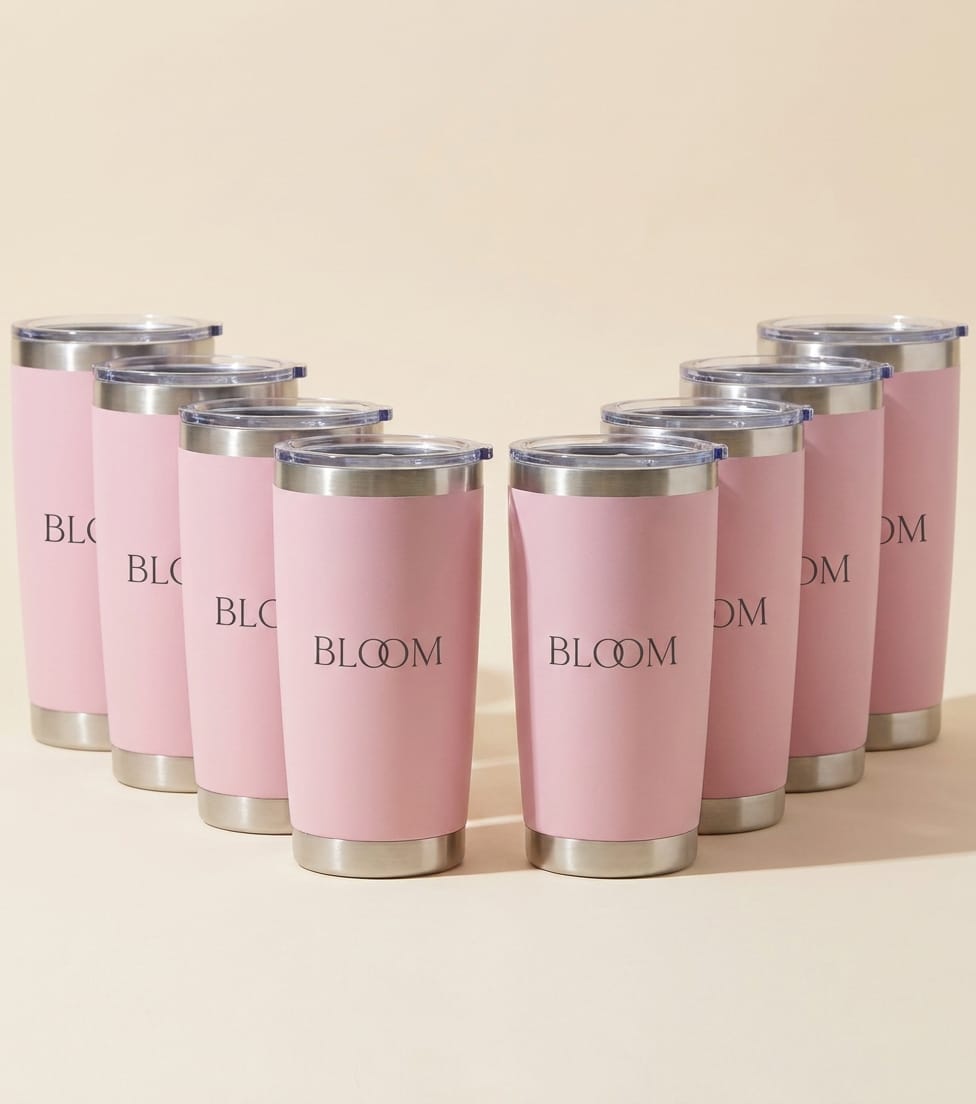 Personalized Laser Engraved Tumbler | Custom Name or Logo | 20 oz Insulated Cup