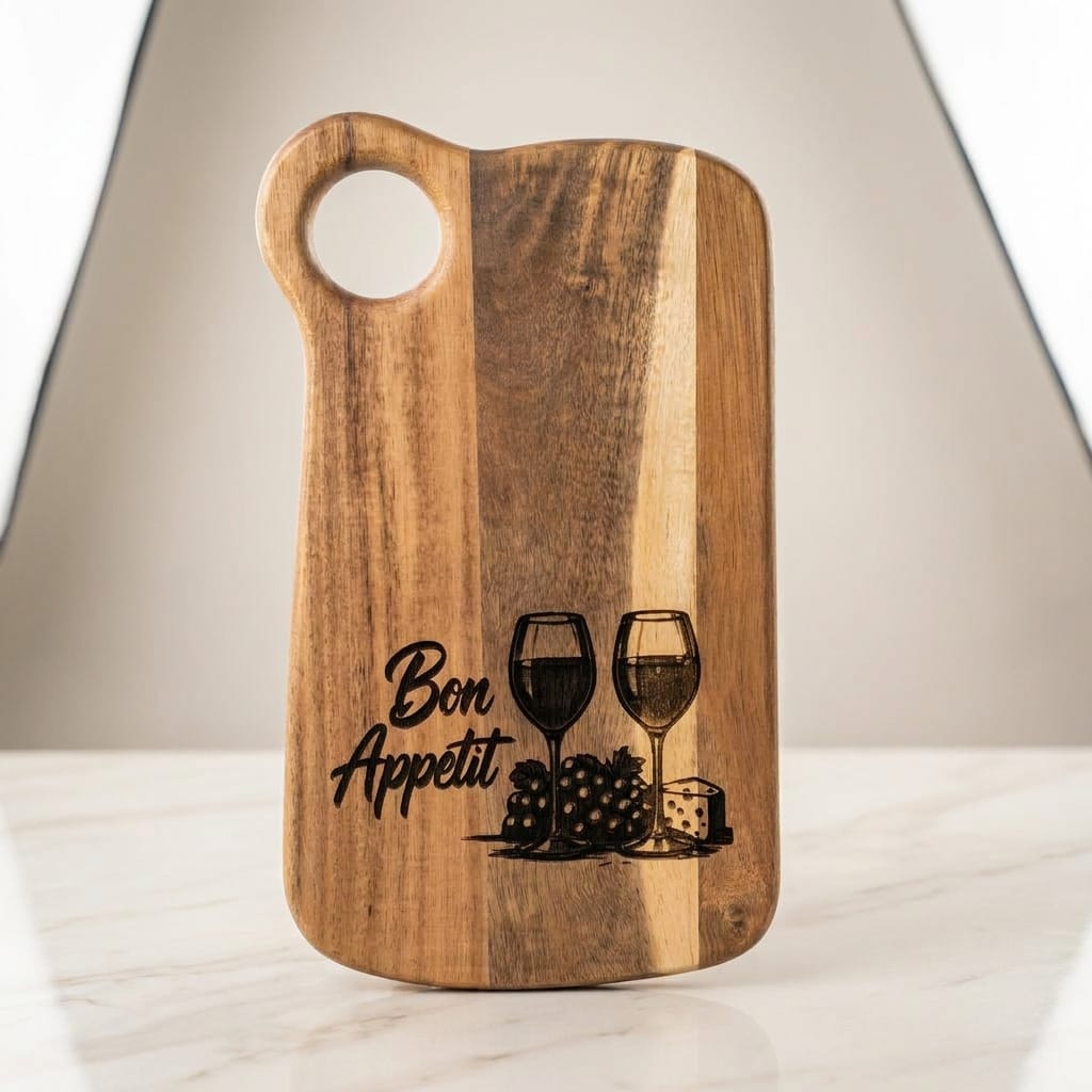 Personalized Engraved Cutting Board with Handle