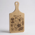 Personalized laser engraved bamboo cutting board – custom kitchen gift by MSC Wood & Craft Designs
